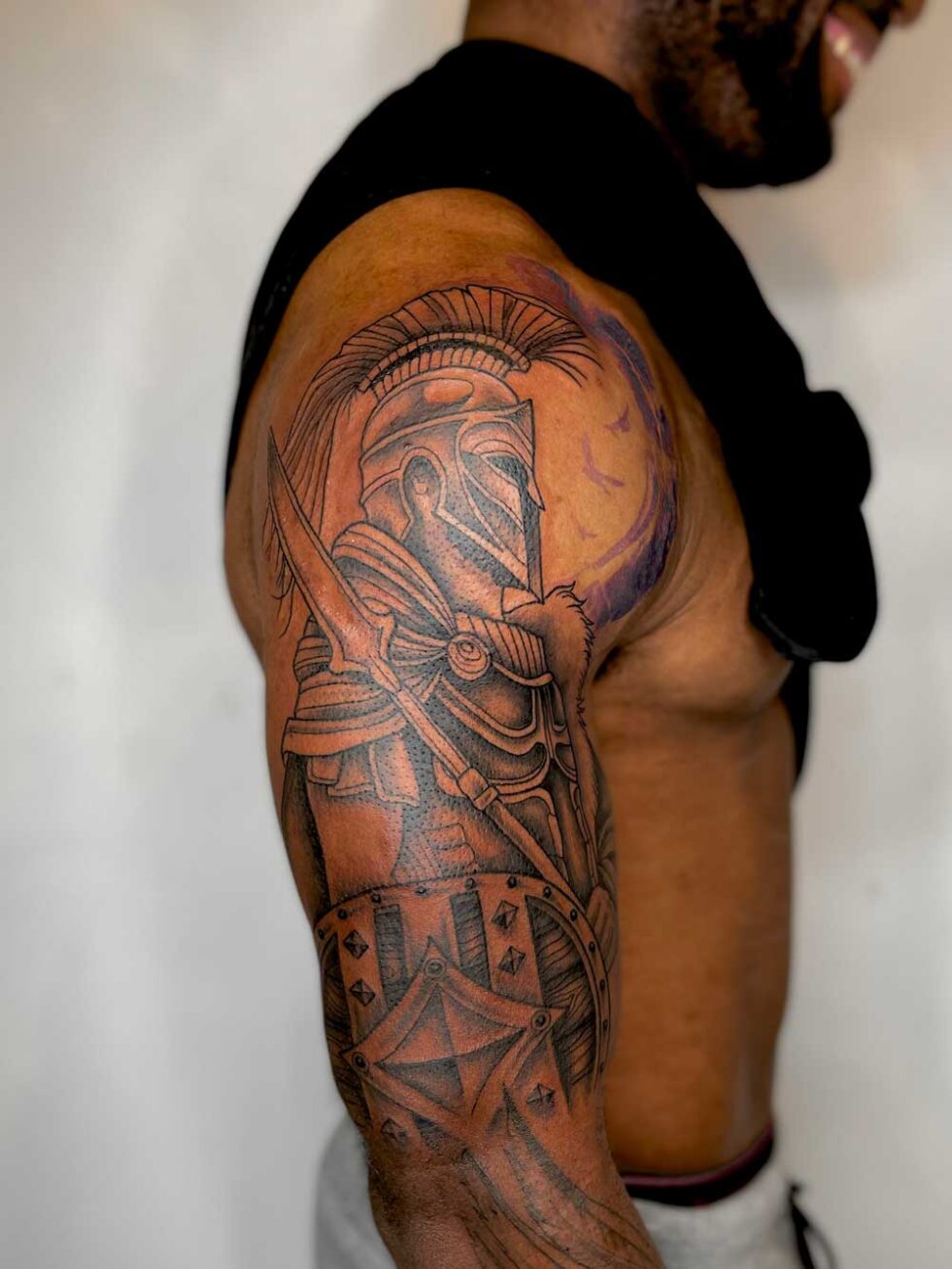 tattoo on dark skin